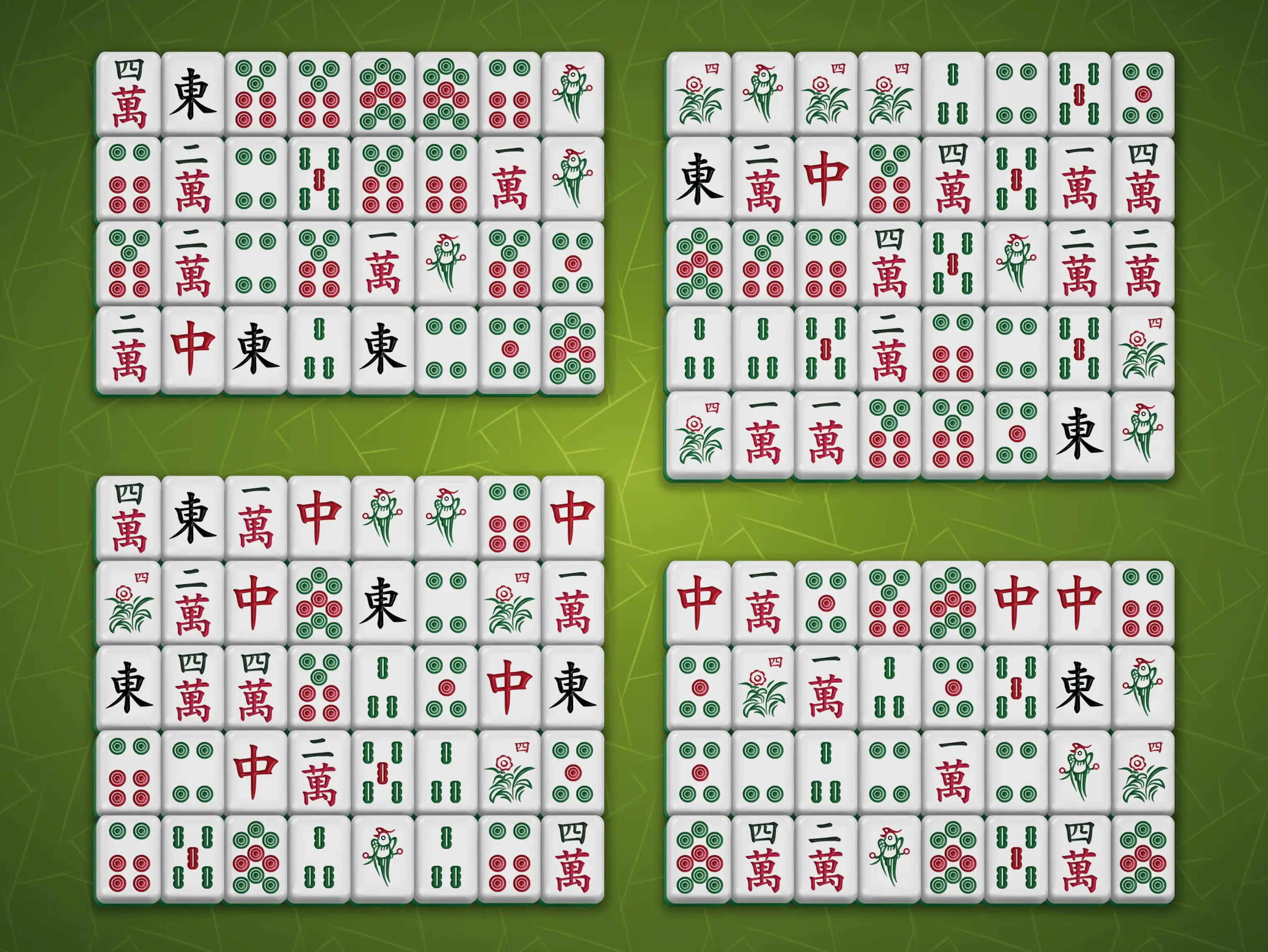 Gameplay of free online game mahjong connect Four Corners.