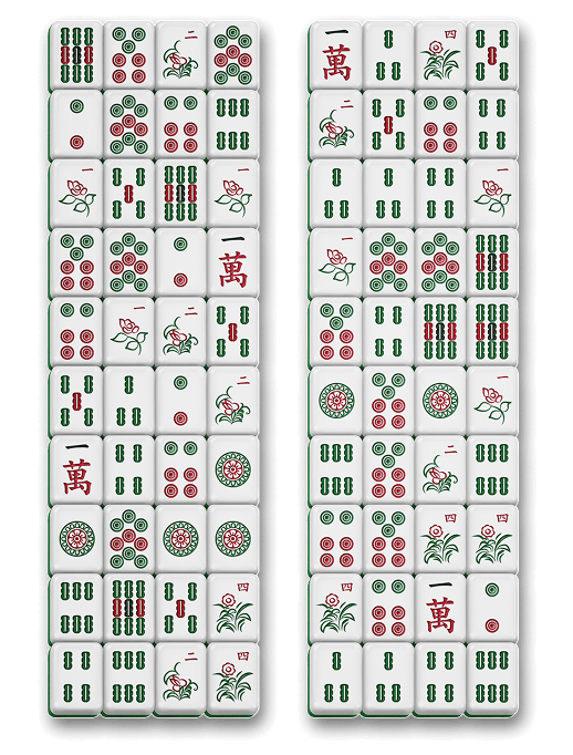 Mahjong Connect Vertical Blocks layout preview.