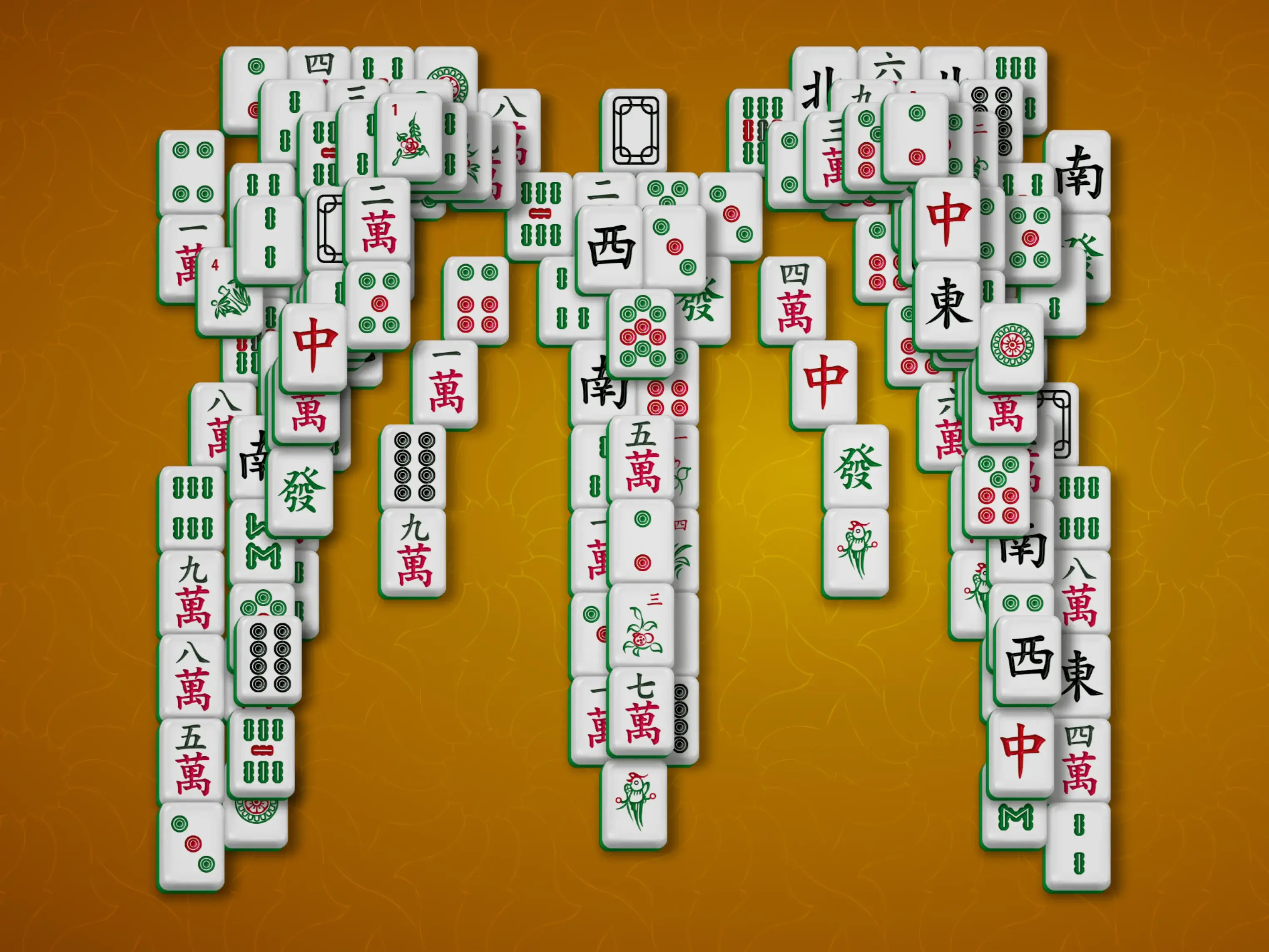 Gameplay des kostenlosen Online-Spiels Mahjong Engel