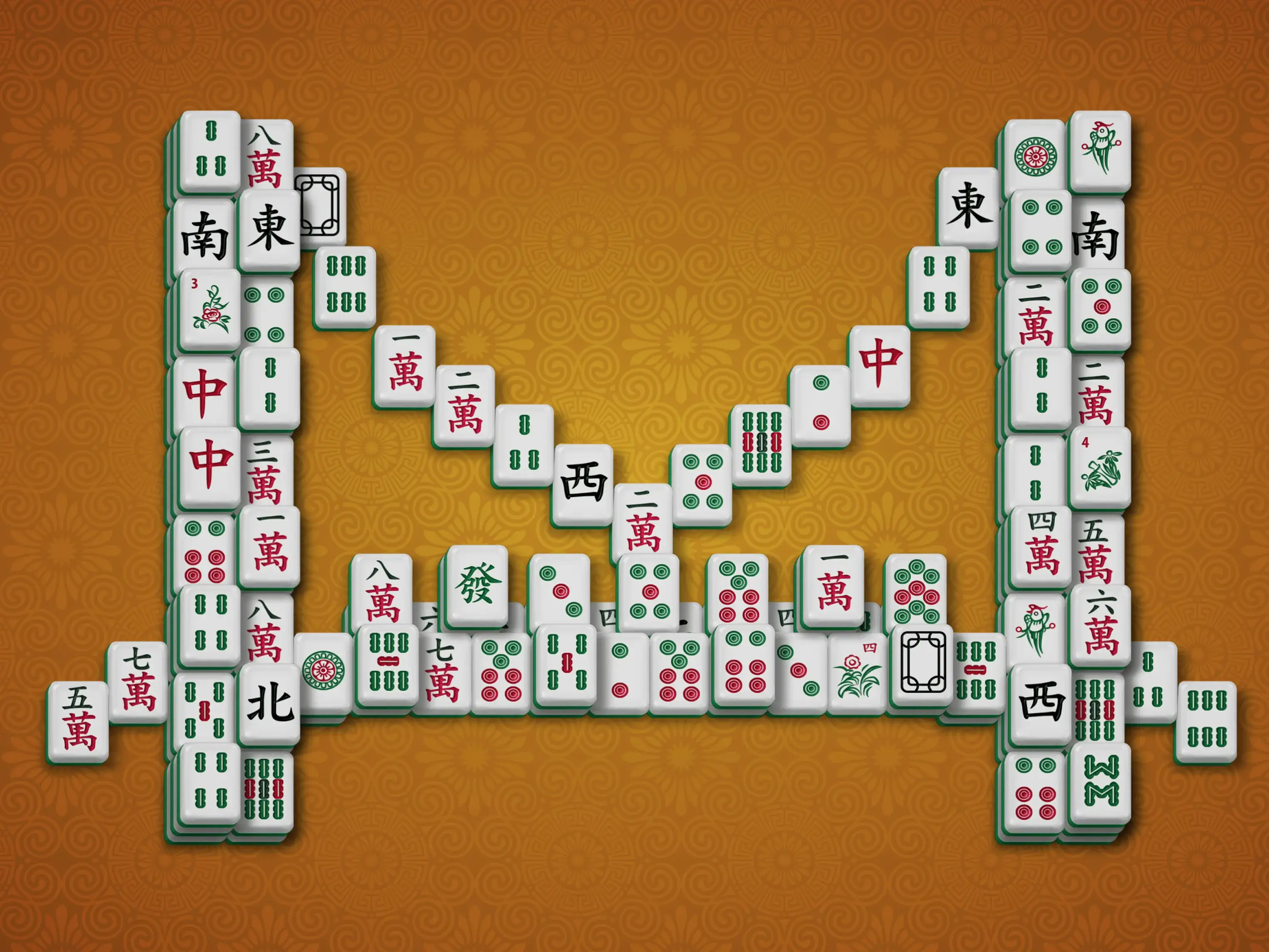 Gameplay do jogo online gratuito de mahjong Ponte estaiada.