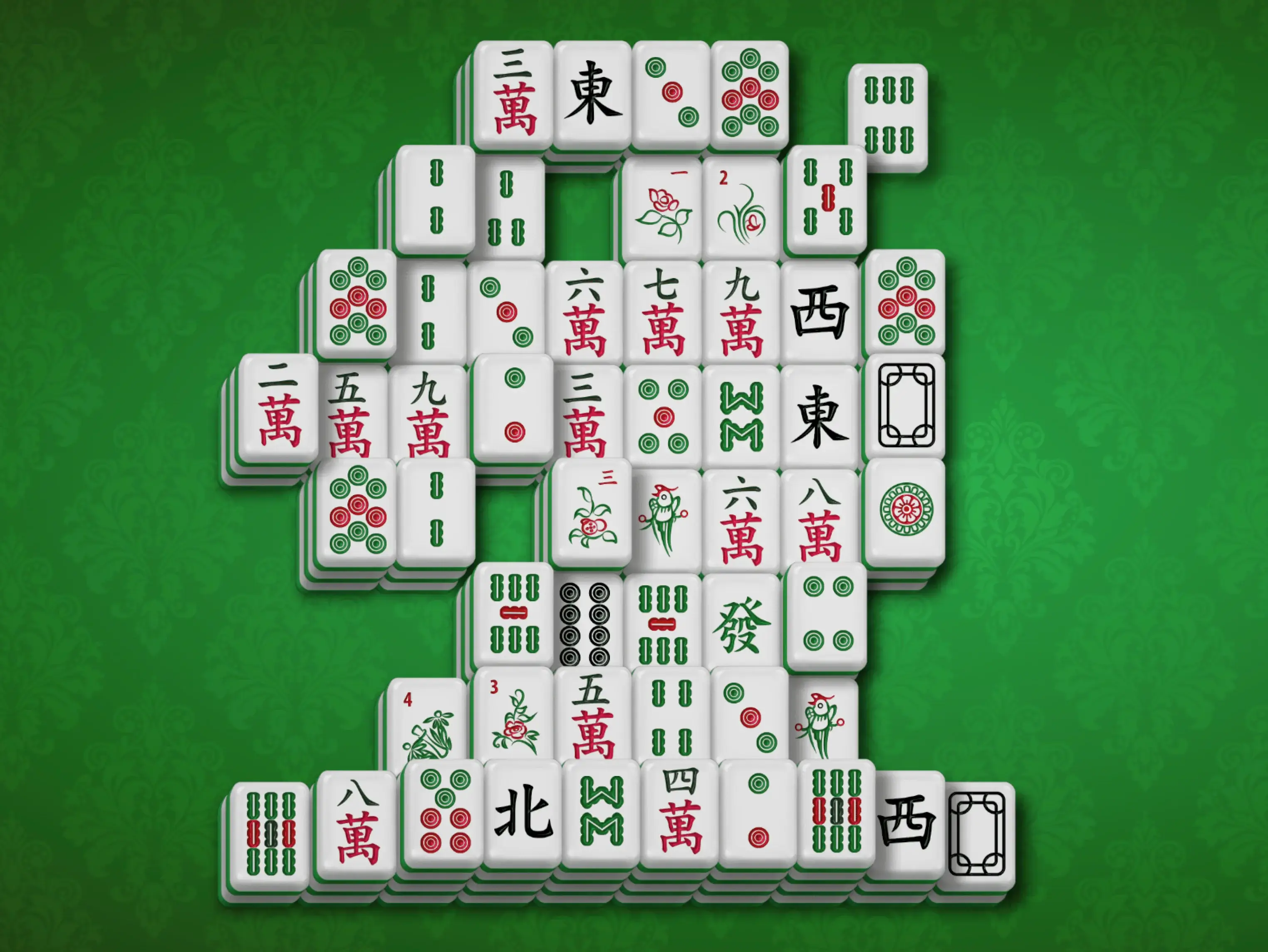 Gameplay des kostenlosen Online-Spiels Mahjong Schach - Springer