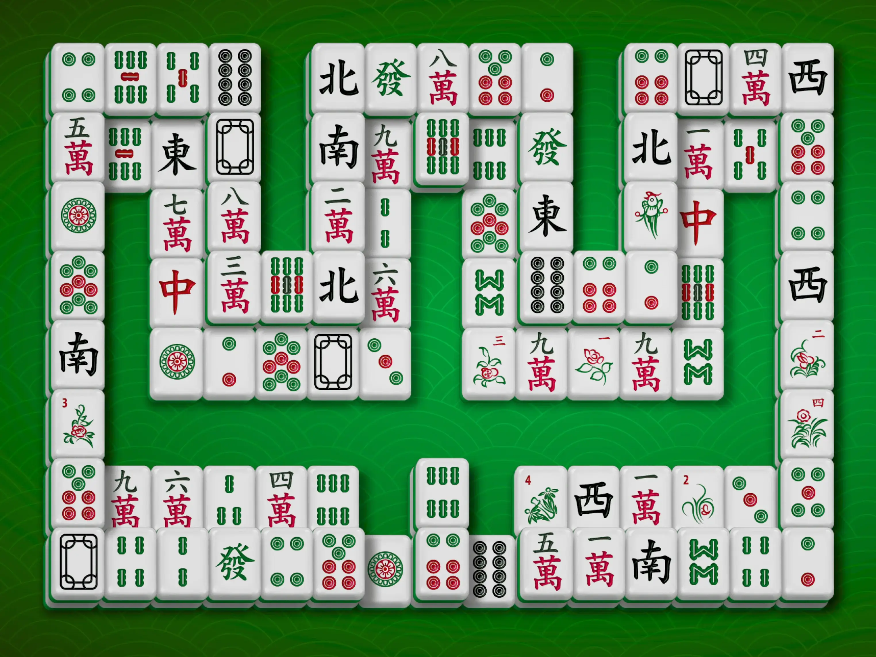 Gameplay des kostenlosen Online-Spiels Mahjong Krone