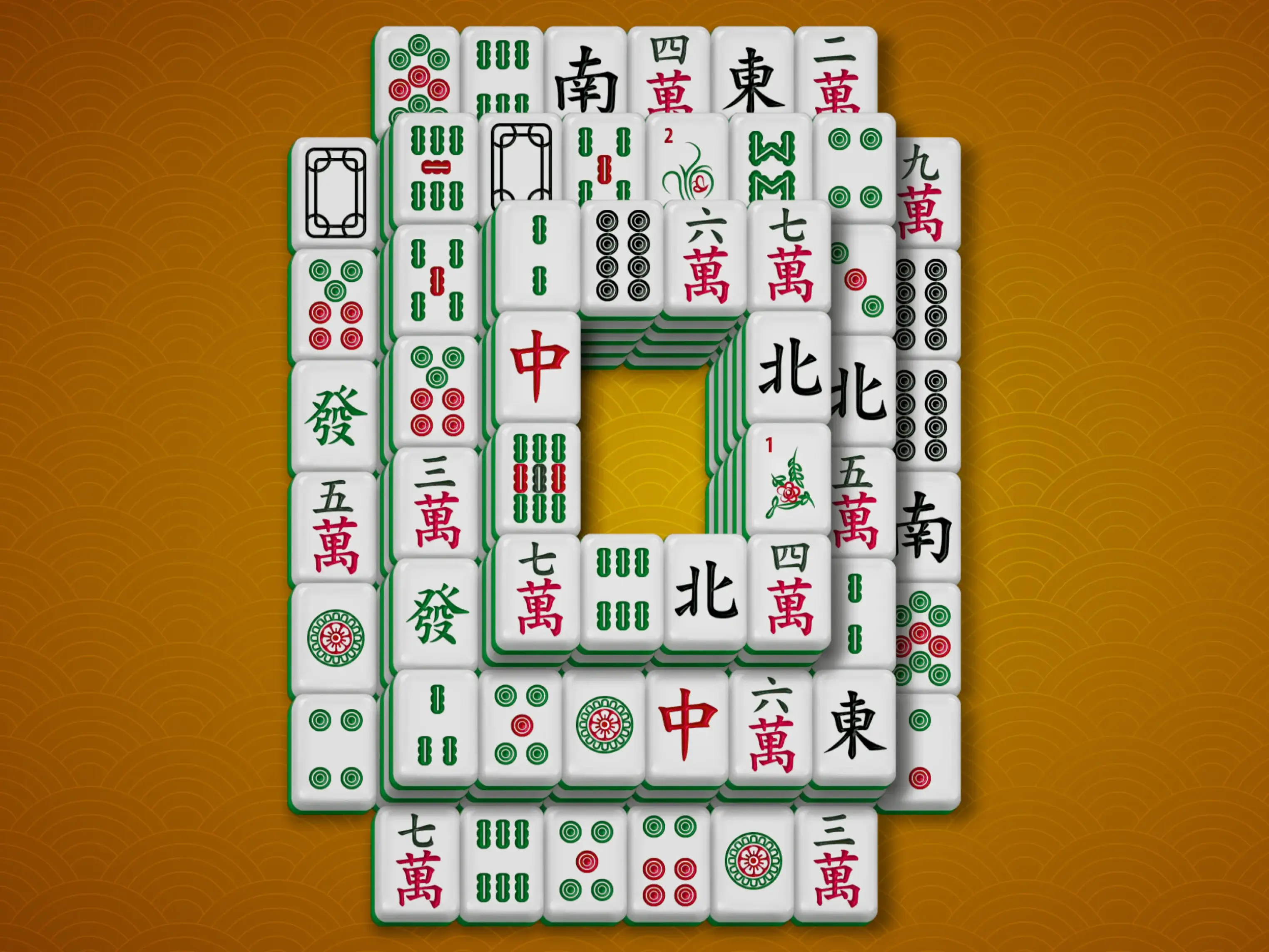 Gameplay of free online game mahjong Deep Well