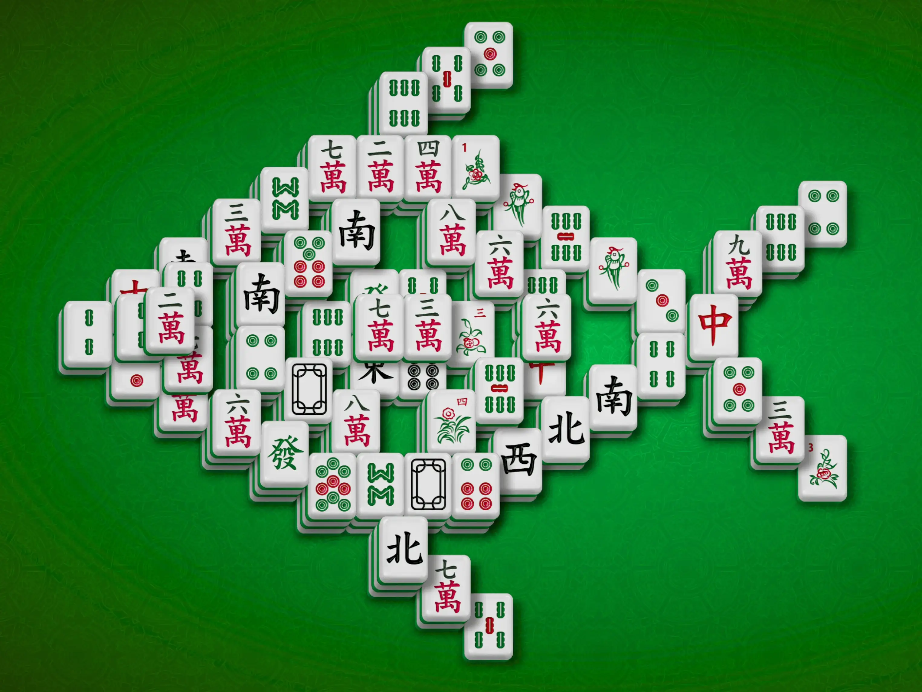 Gameplay des kostenlosen Online-Spiels Mahjong Fischgesicht