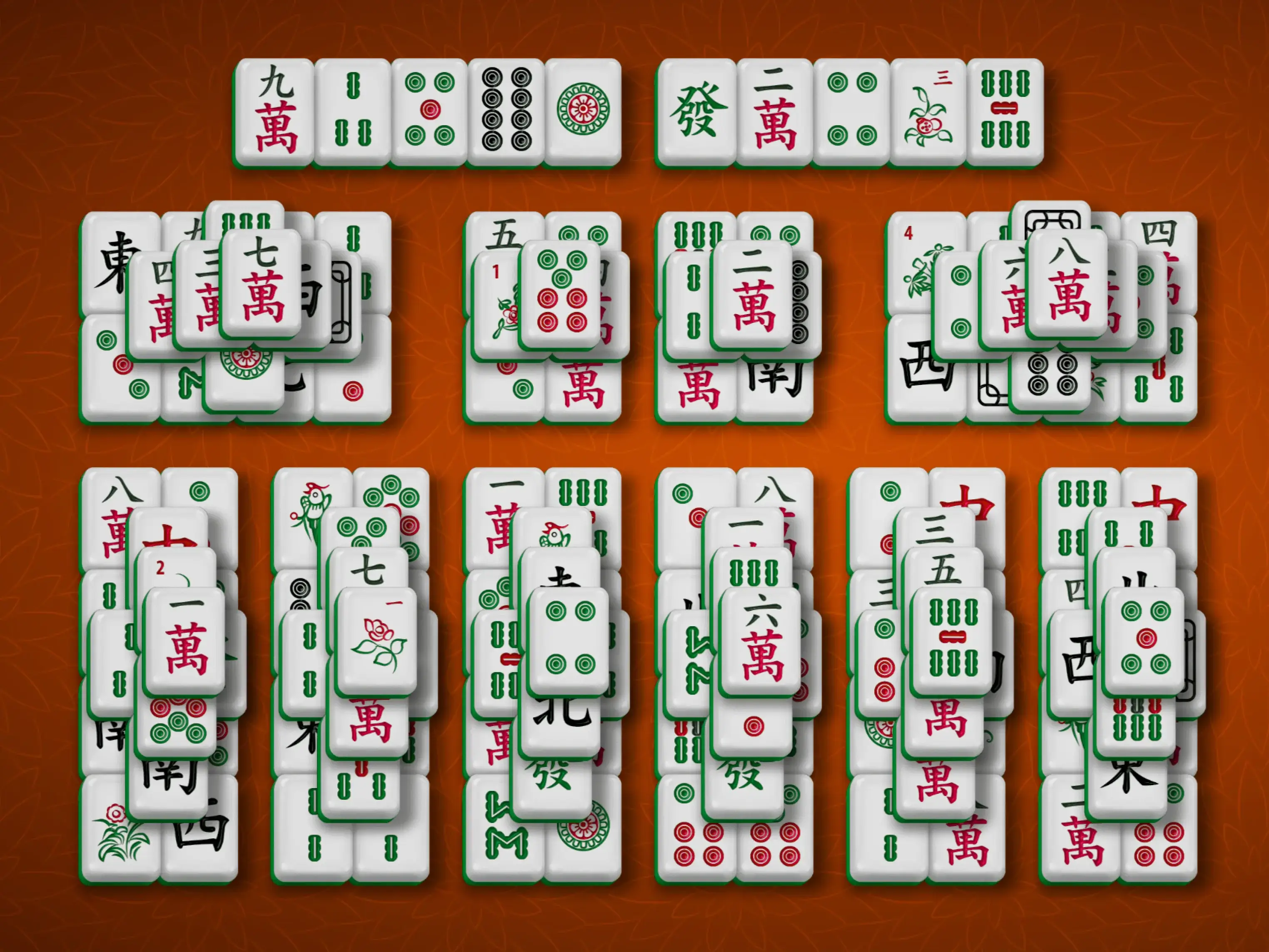 Gameplay dari permainan online gratis mahjong Visi Penuh 2