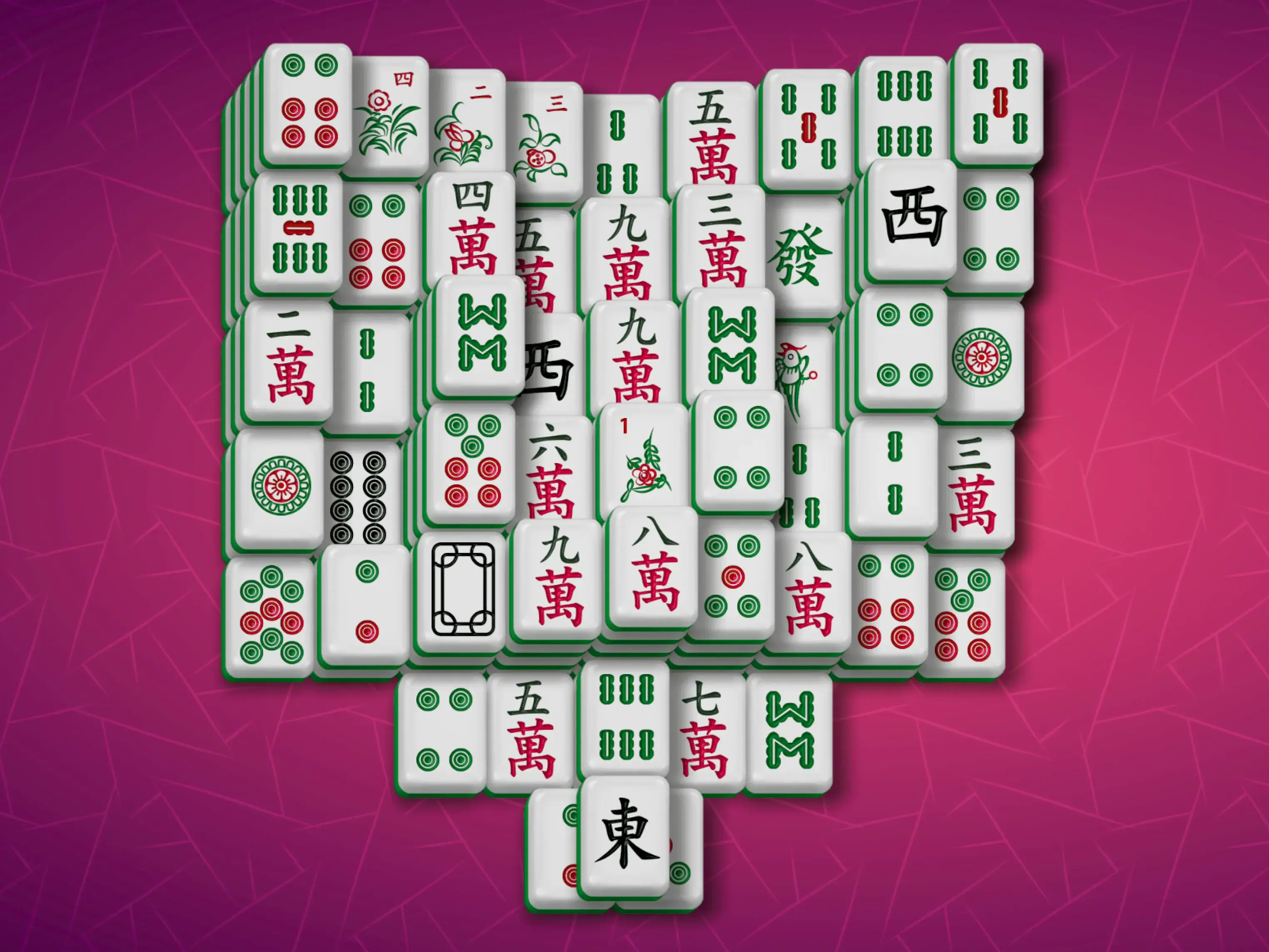 Gameplay des kostenlosen Online-Spiels Mahjong Hoch und tief