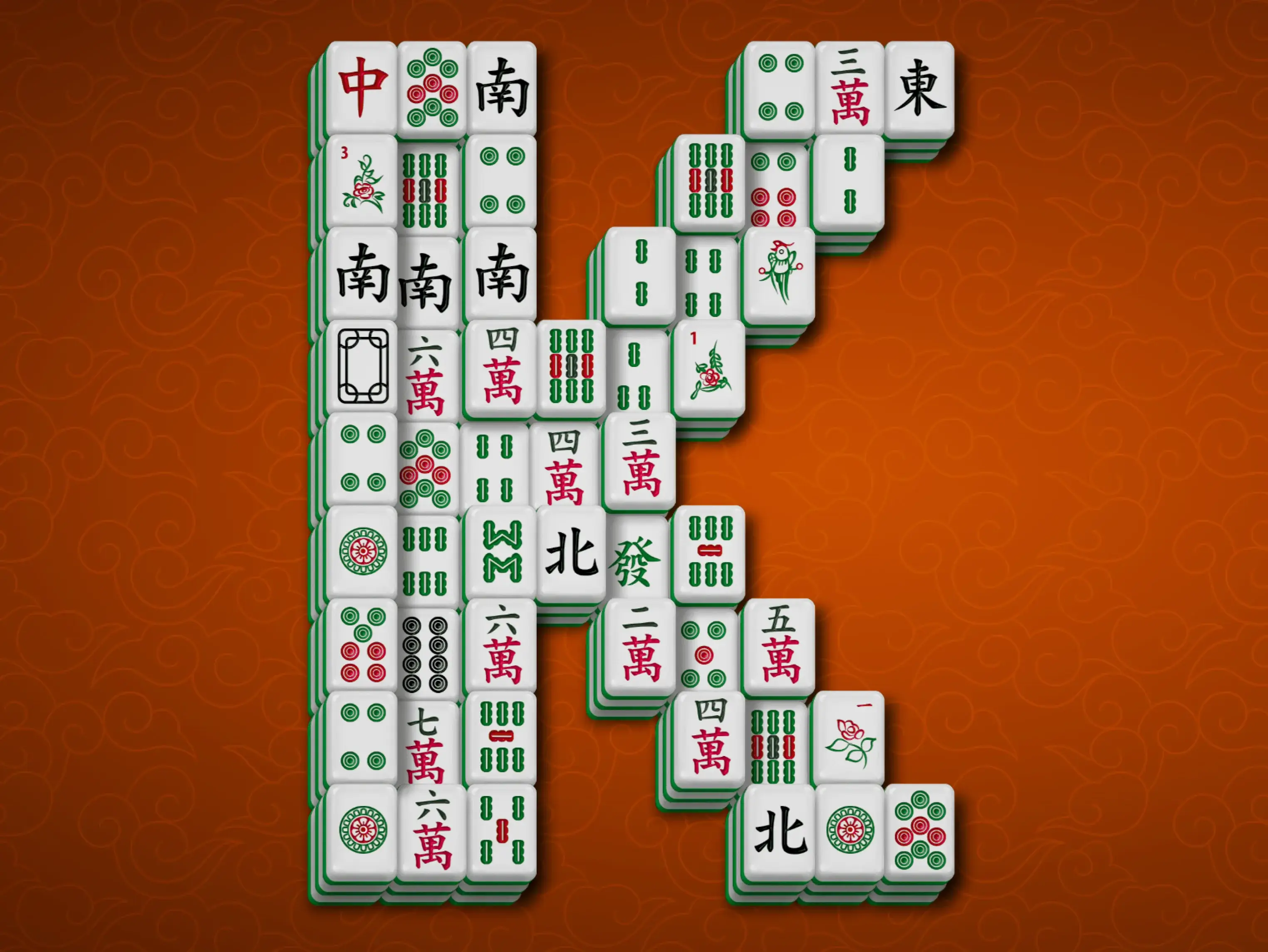 Gameplay des kostenlosen Online-Spiels Mahjong K für Kyodai