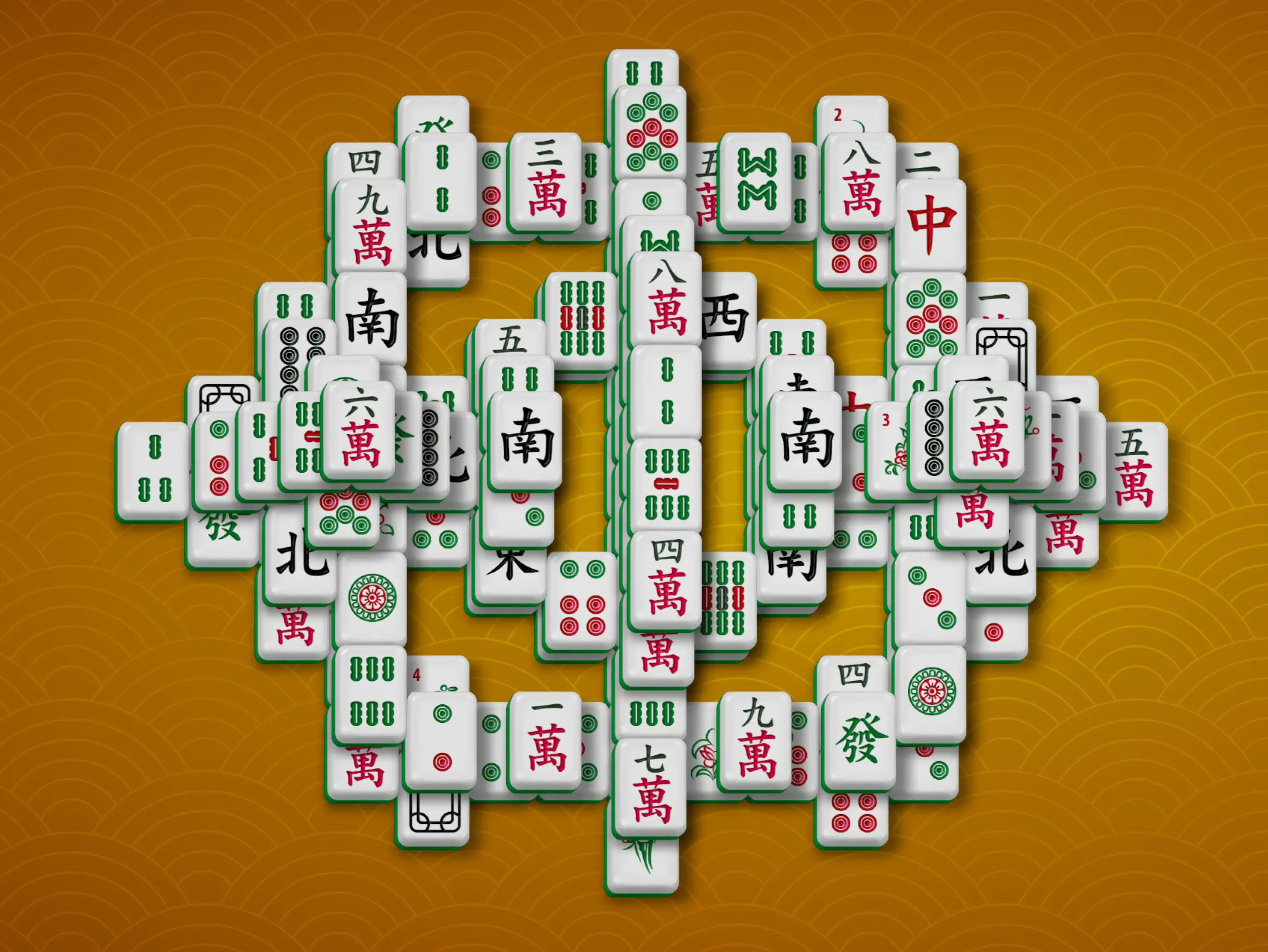 Gameplay des kostenlosen Online-Spiels Mahjong Kyodai 14