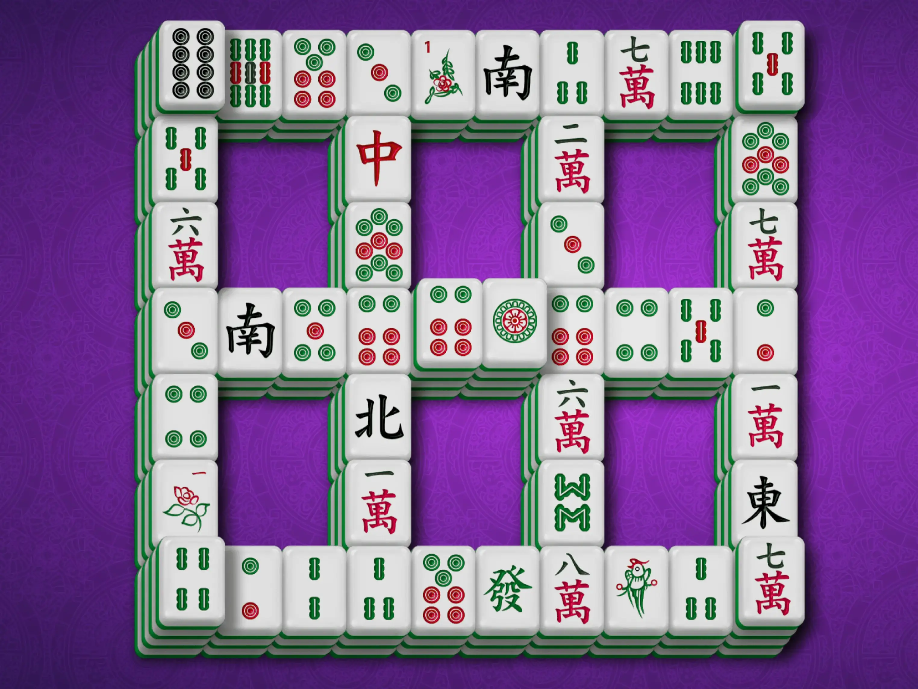 Gameplay des kostenlosen Online-Spiels Mahjong Kyodai 17