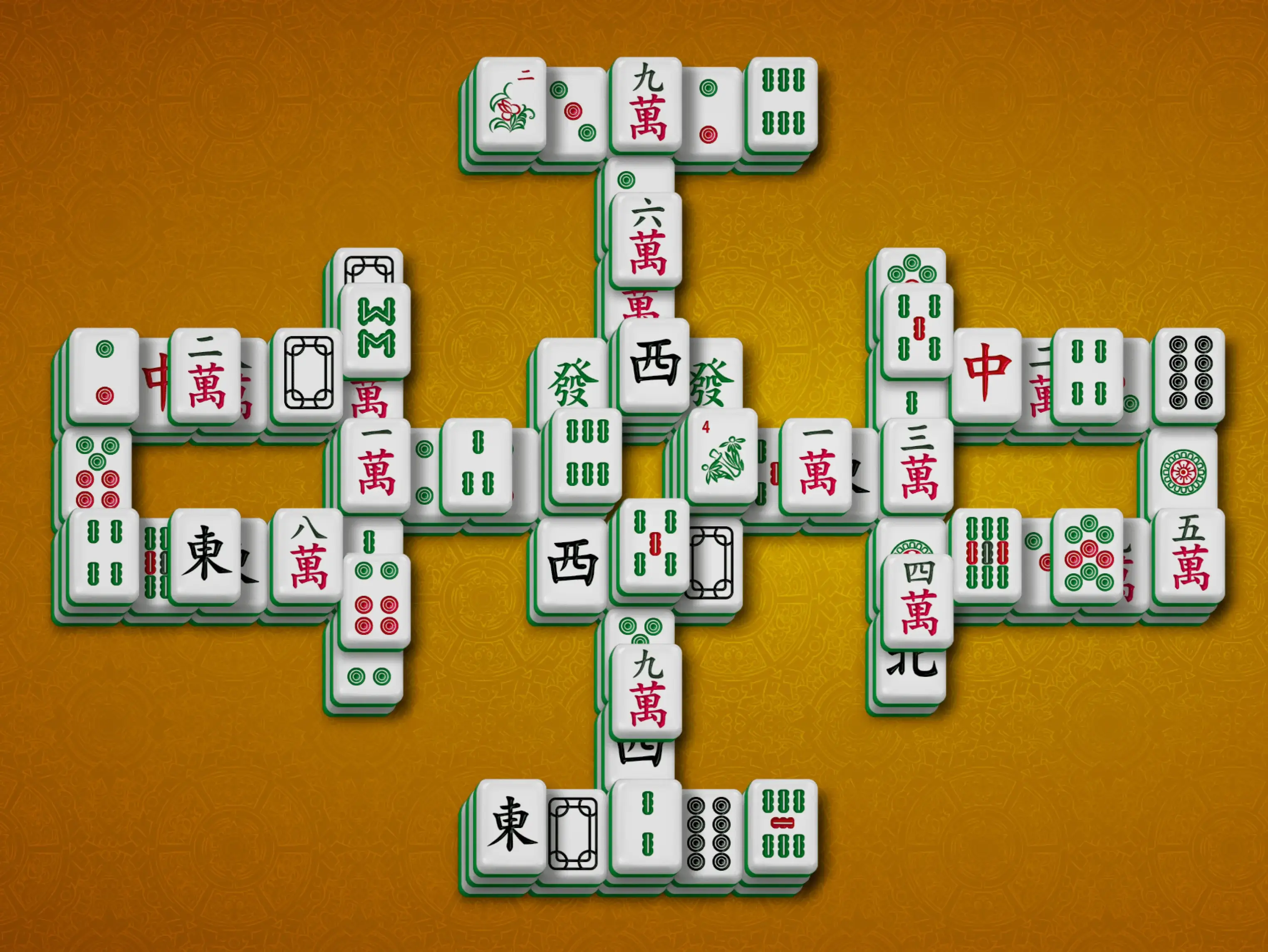 Gameplay des kostenlosen Online-Spiels Mahjong Kyodai 25