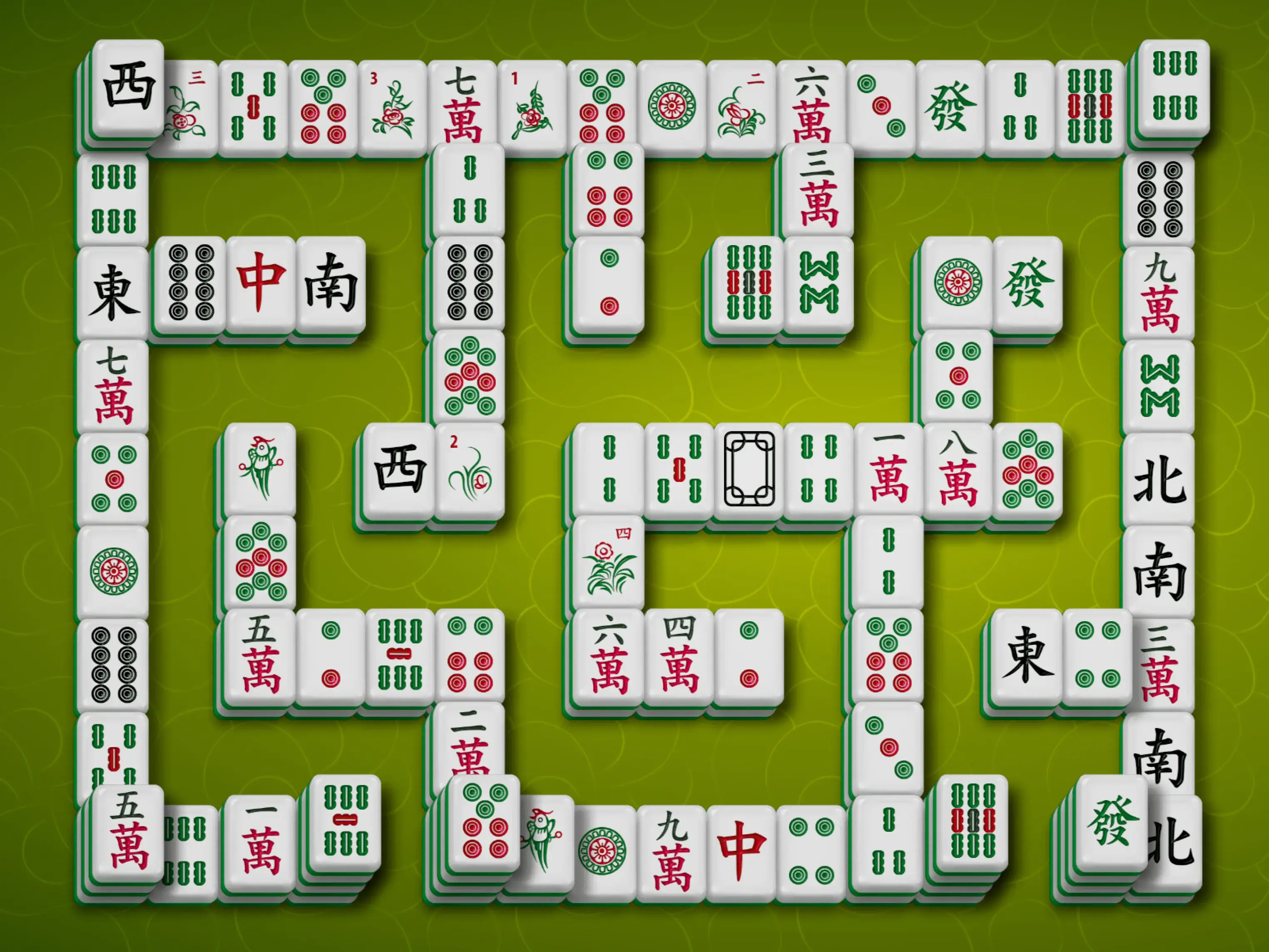 Gameplay des kostenlosen Online-Spiels Mahjong Labyrinth