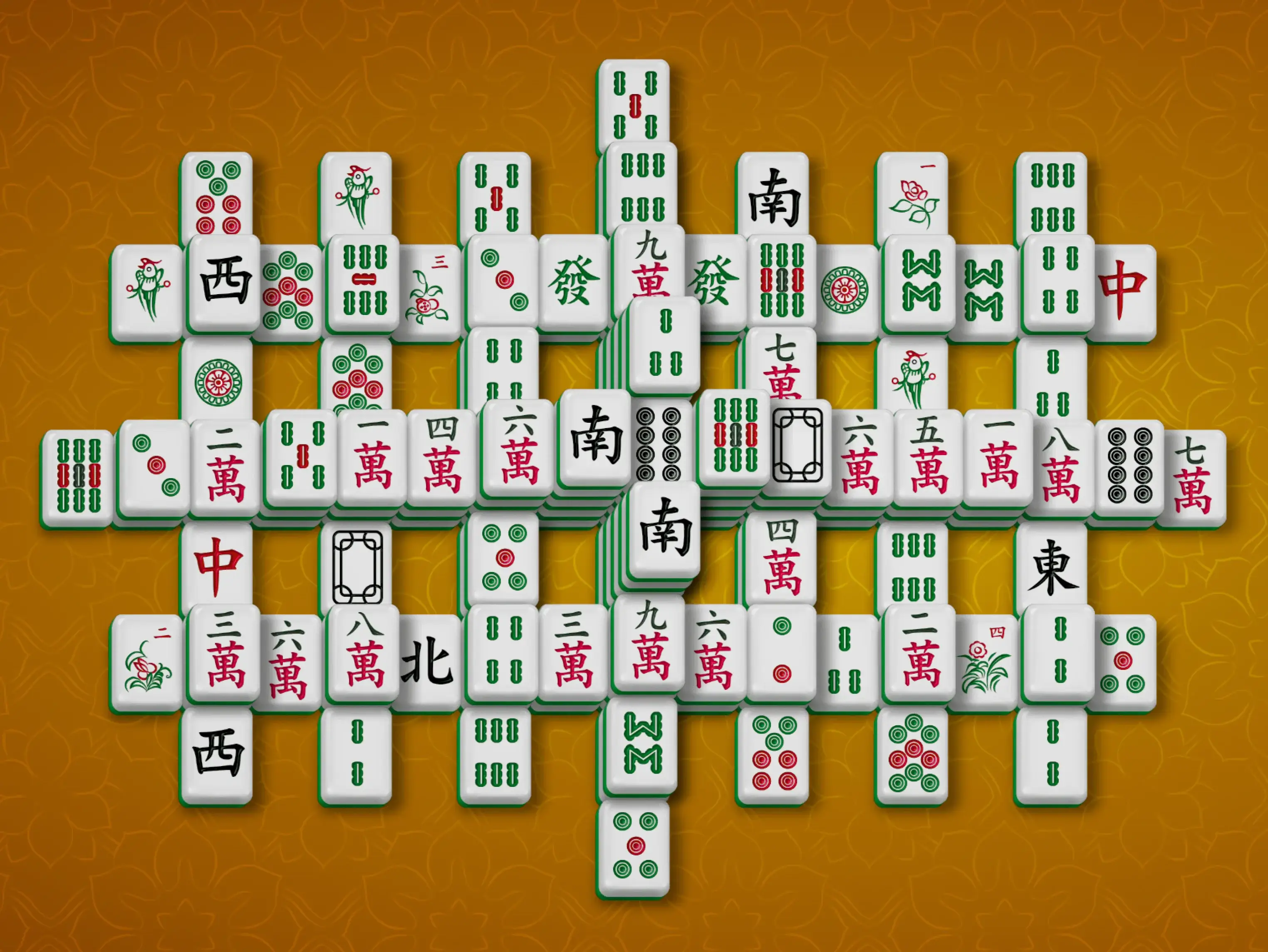 Gameplay des kostenlosen Online-Spiels Mahjong Gitter