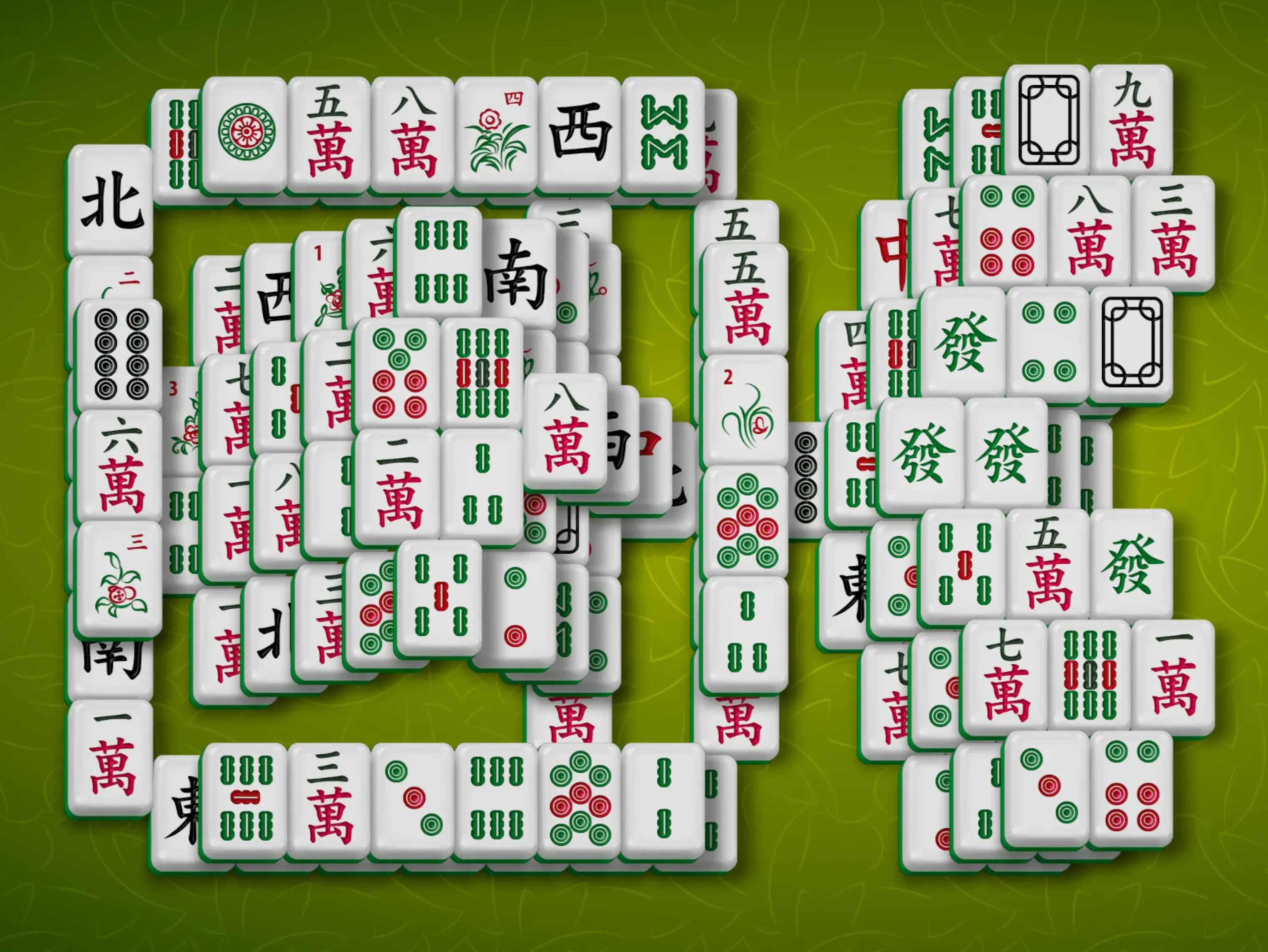 Gameplay des kostenlosen Online-Spiels Mahjong Moderne Kunst