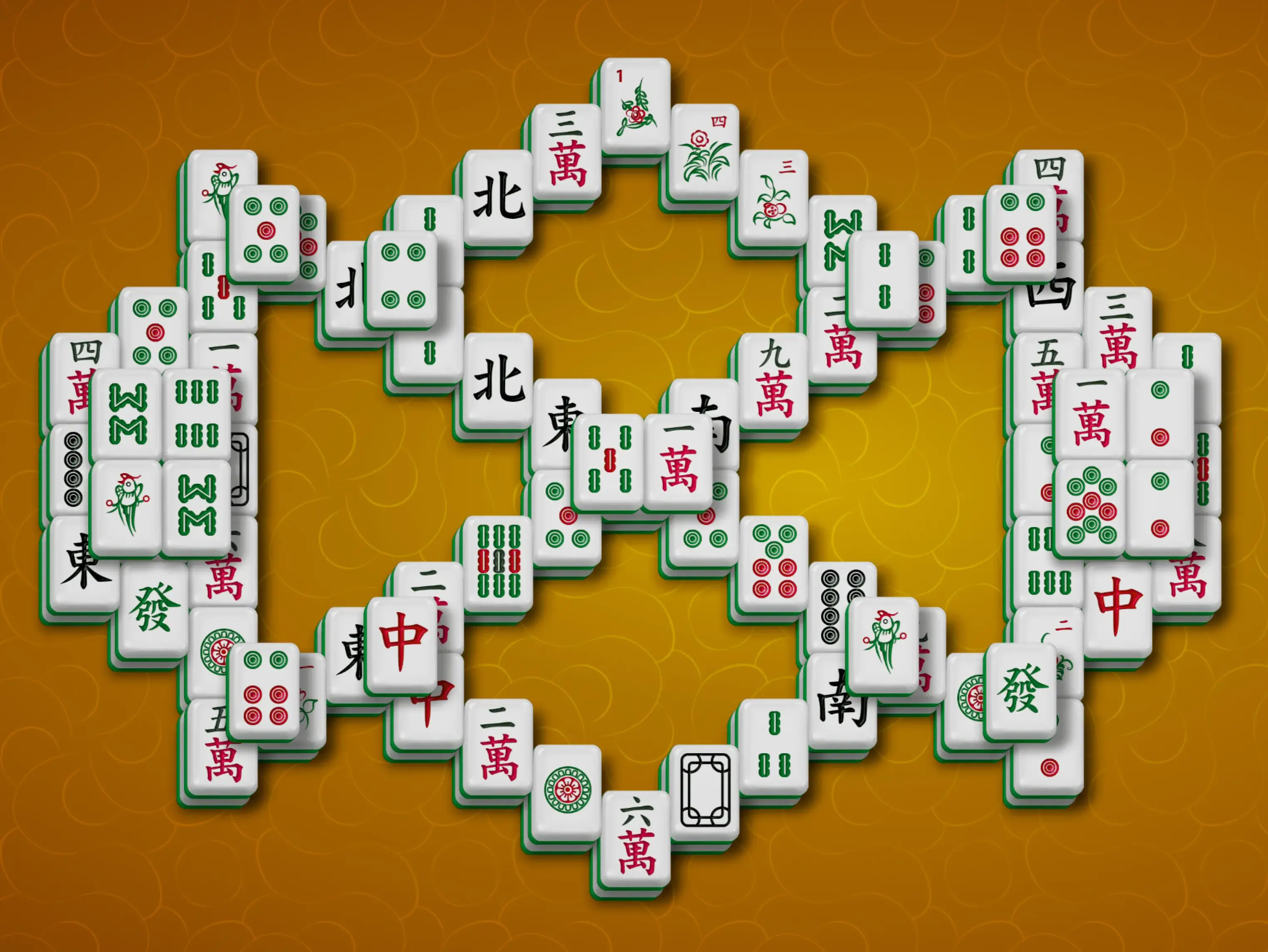 Gameplay des kostenlosen Online-Spiels Mahjong Papillon