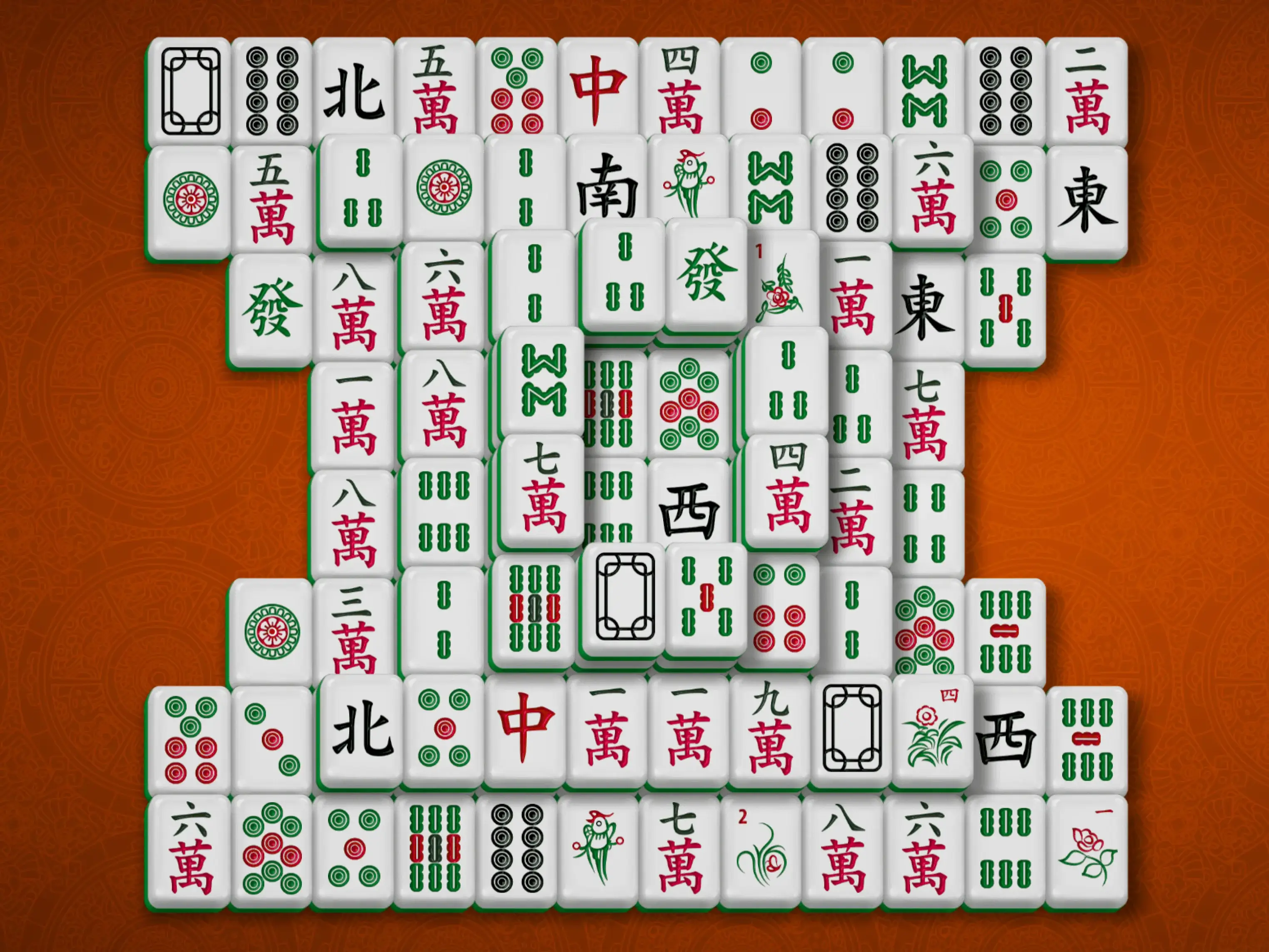 Gameplay des kostenlosen Online-Spiels Mahjong Pyramide