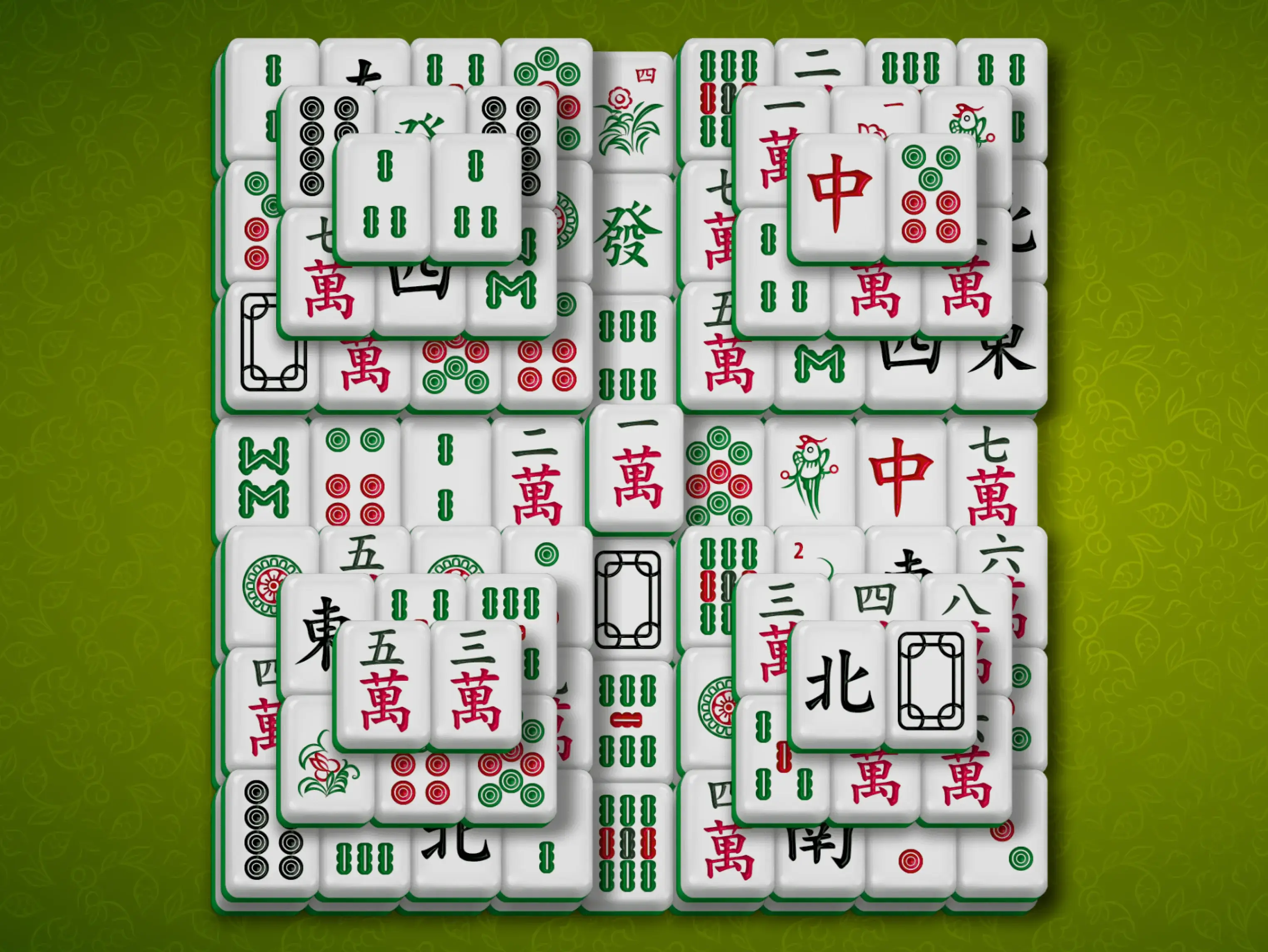 Gameplay des kostenlosen Online-Spiels Mahjong Quadrat