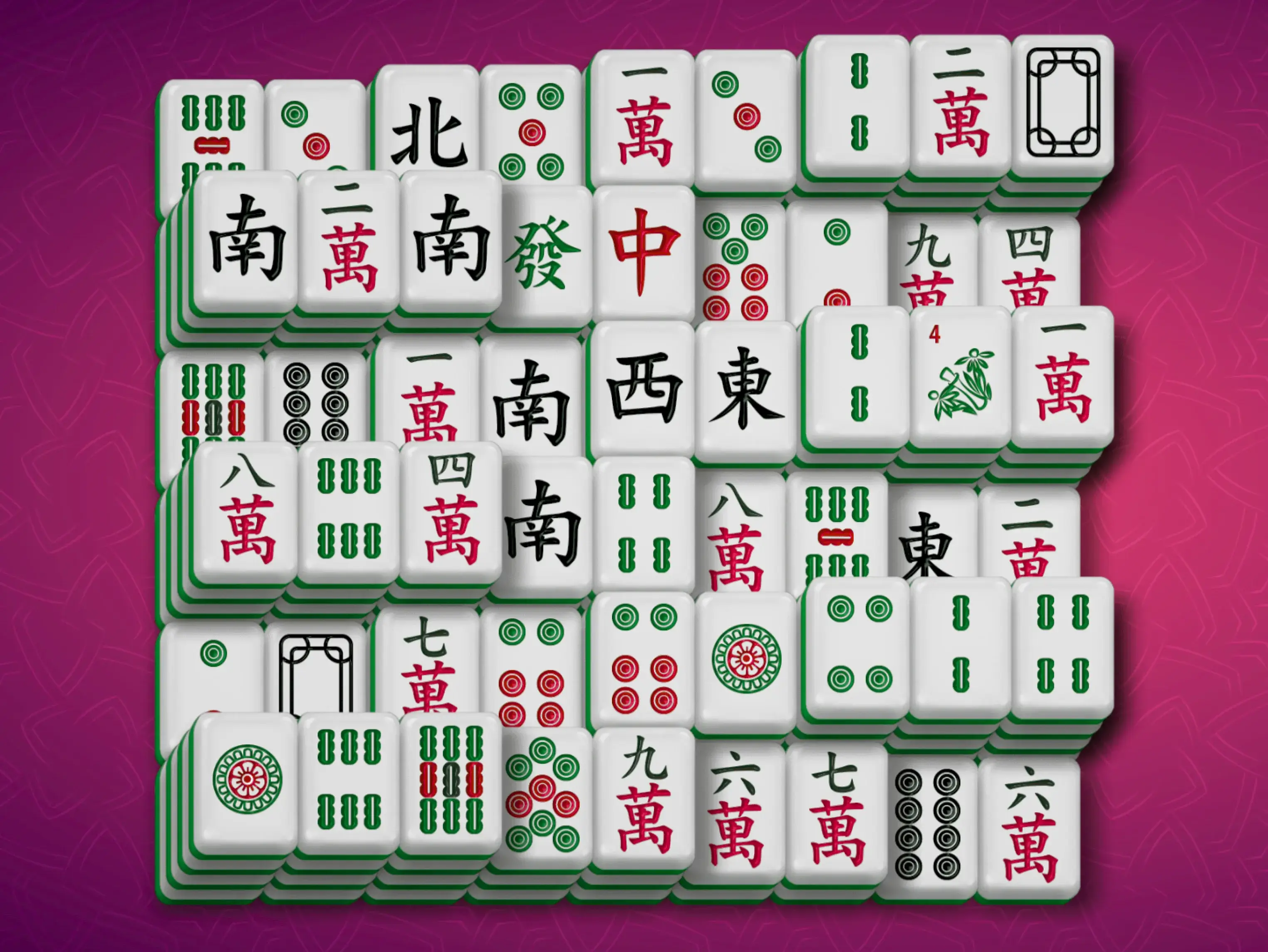 Gameplay des kostenlosen Online-Spiels Mahjong Treppen 2