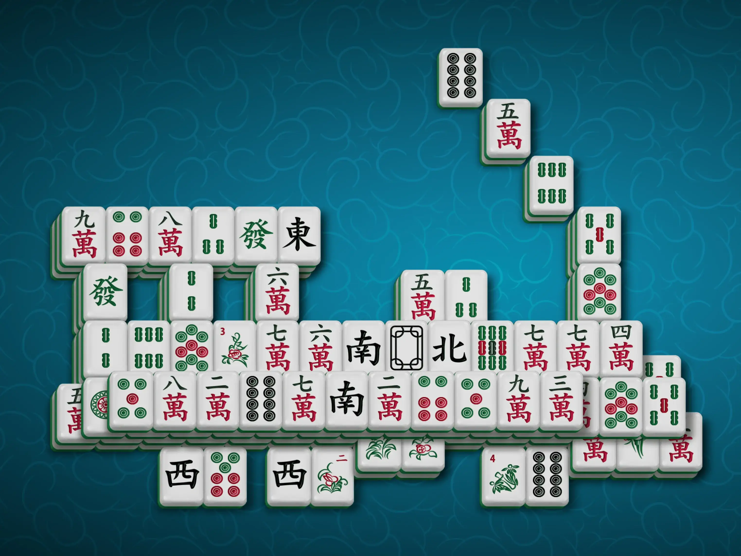 Gameplay do jogo online gratuito de mahjong Comboio a vapor.