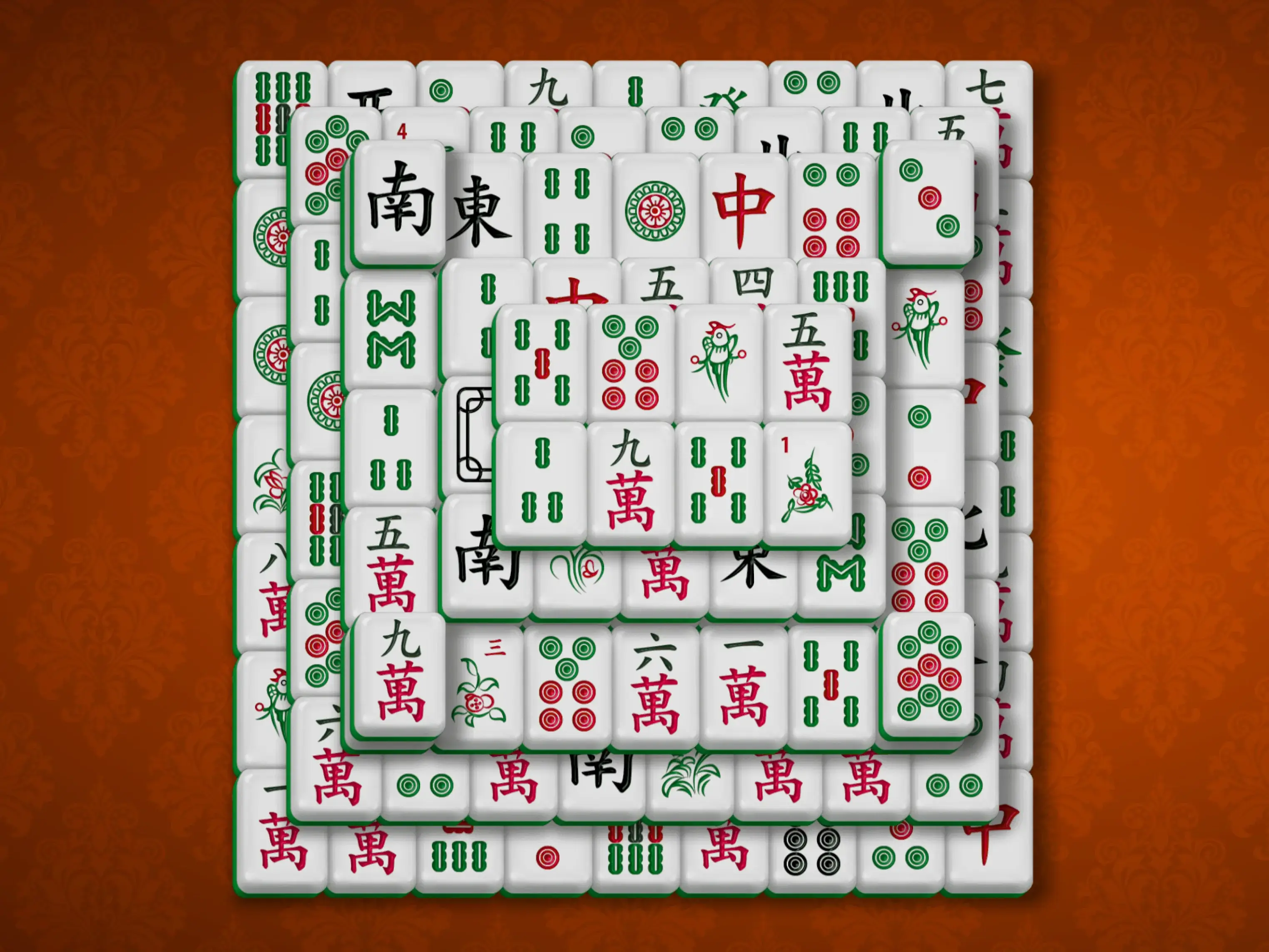 Gameplay do jogo online gratuito de mahjong Pirâmide de Degraus