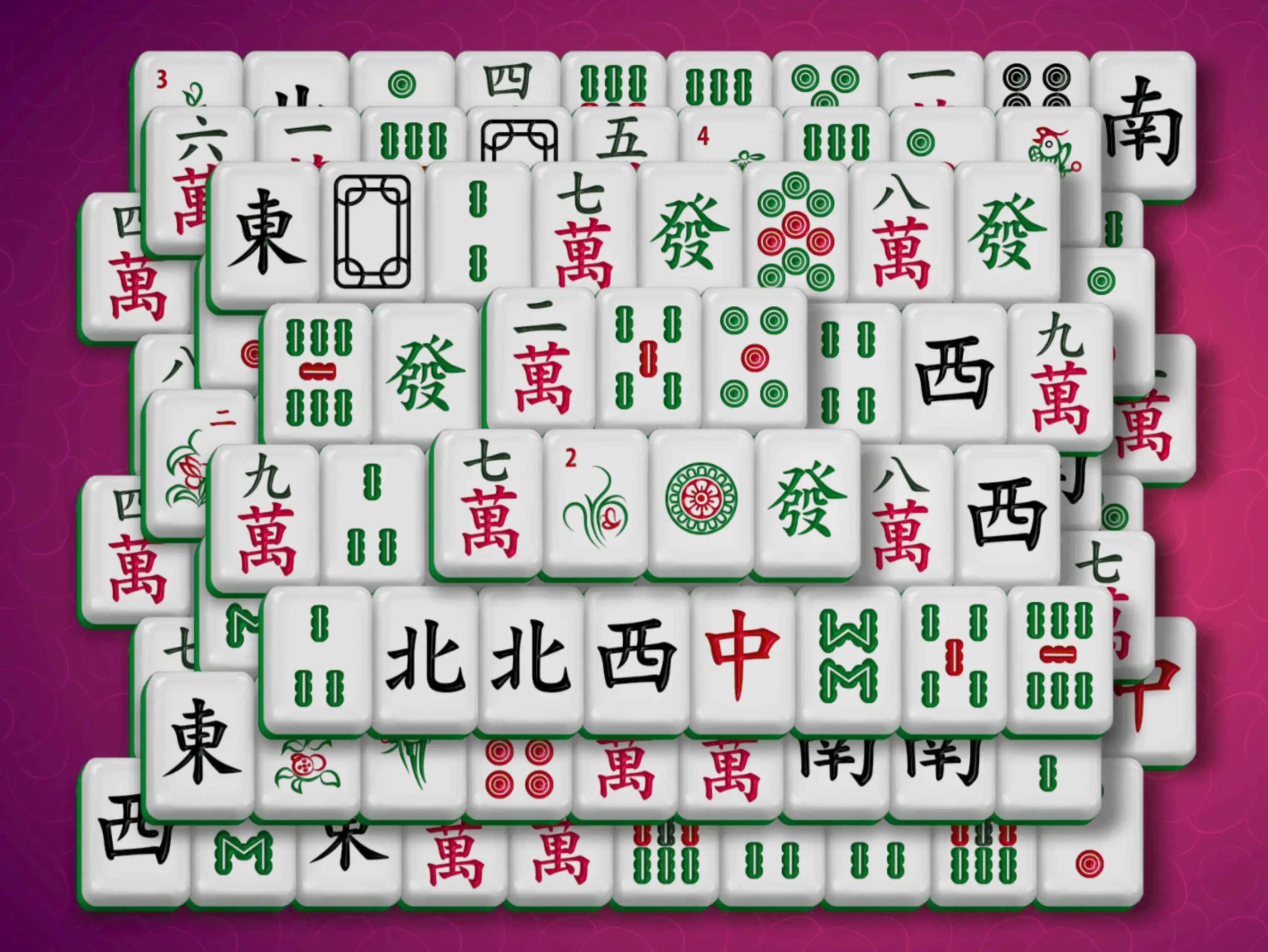 Gameplay des kostenlosen Online-Spiels Mahjong Tempel 2