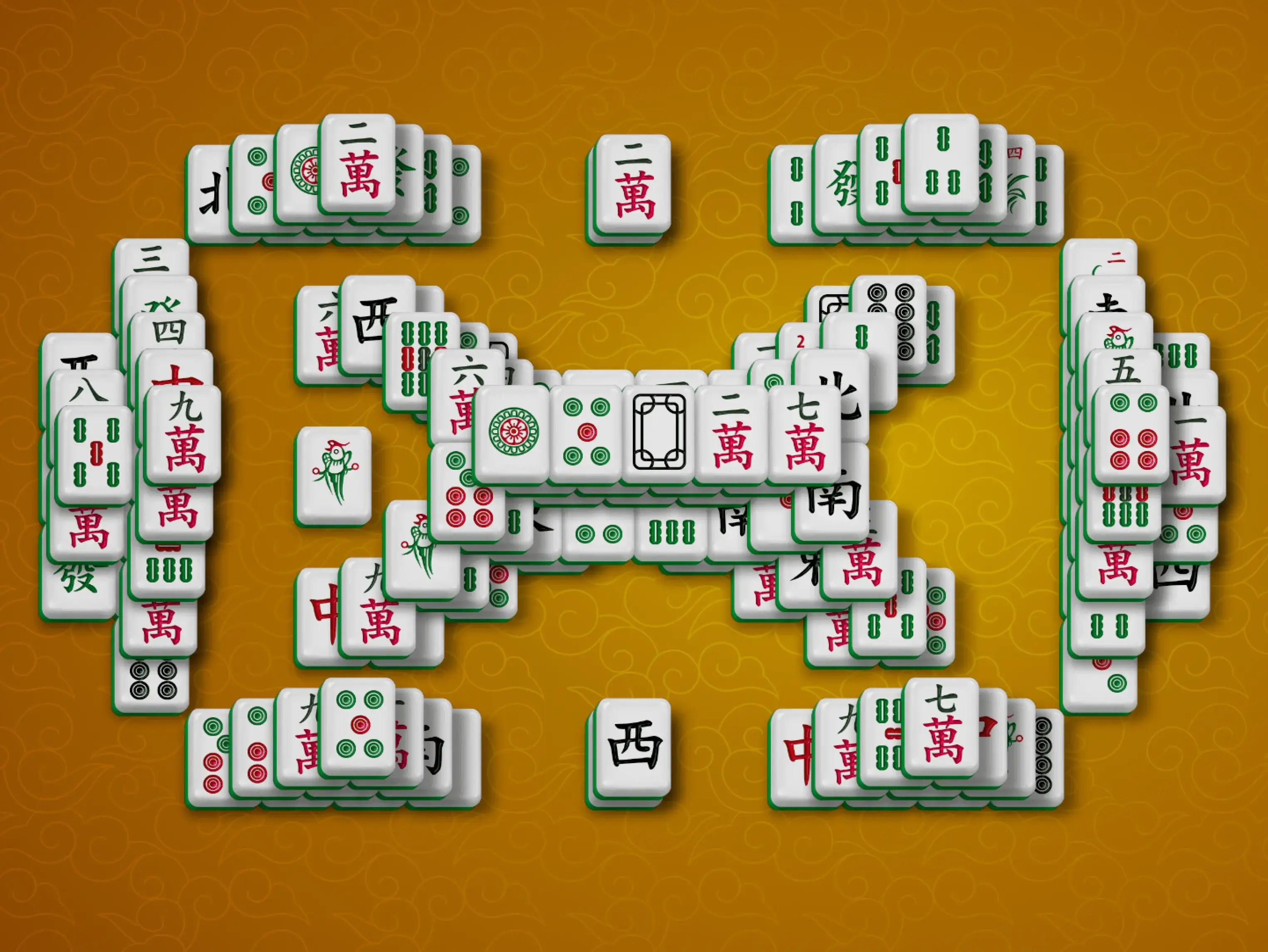 Gameplay des kostenlosen Online-Spiels Mahjong Tempel