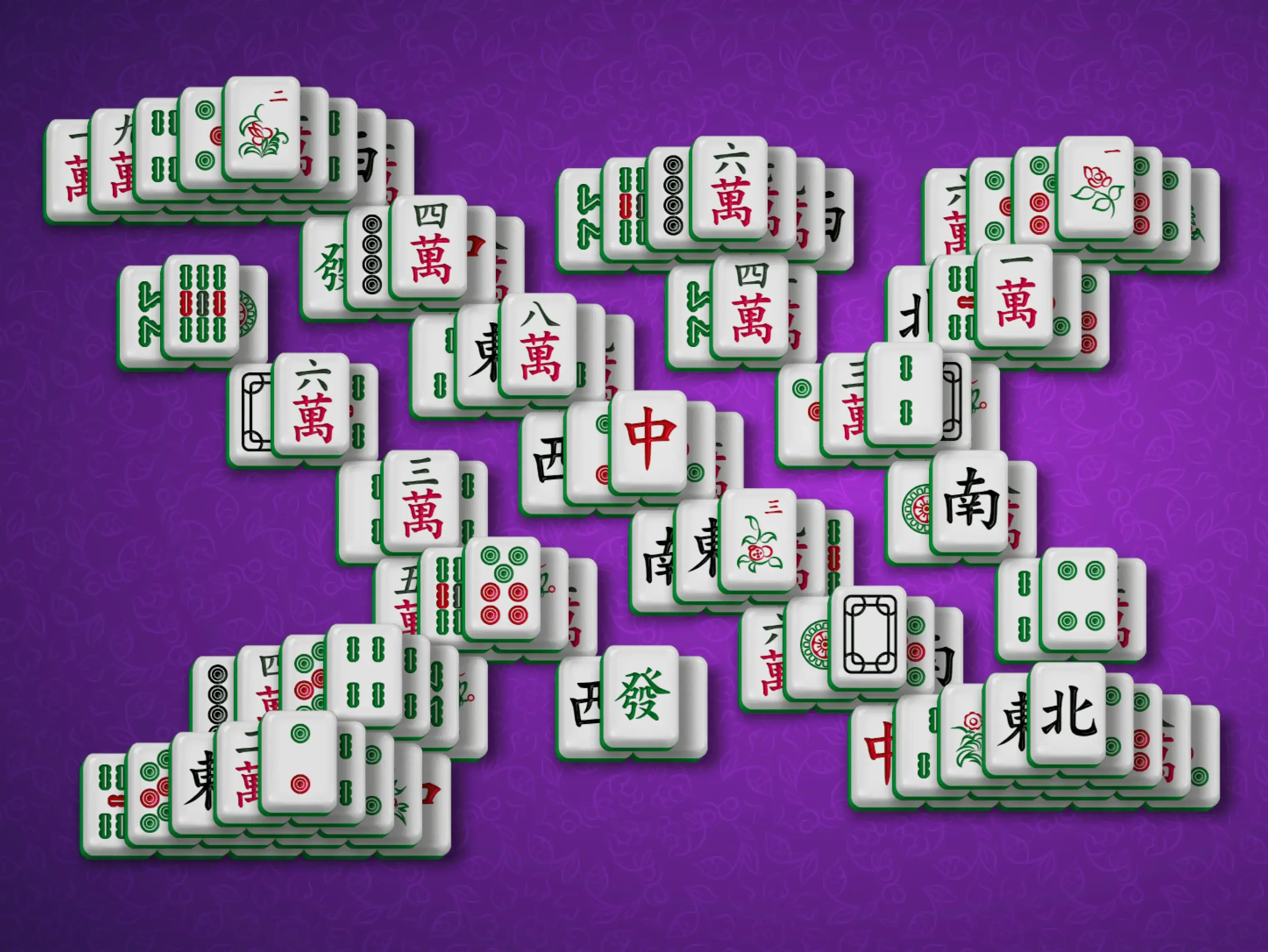 Gameplay des kostenlosen Online-Spiels Mahjong Kachelstapel