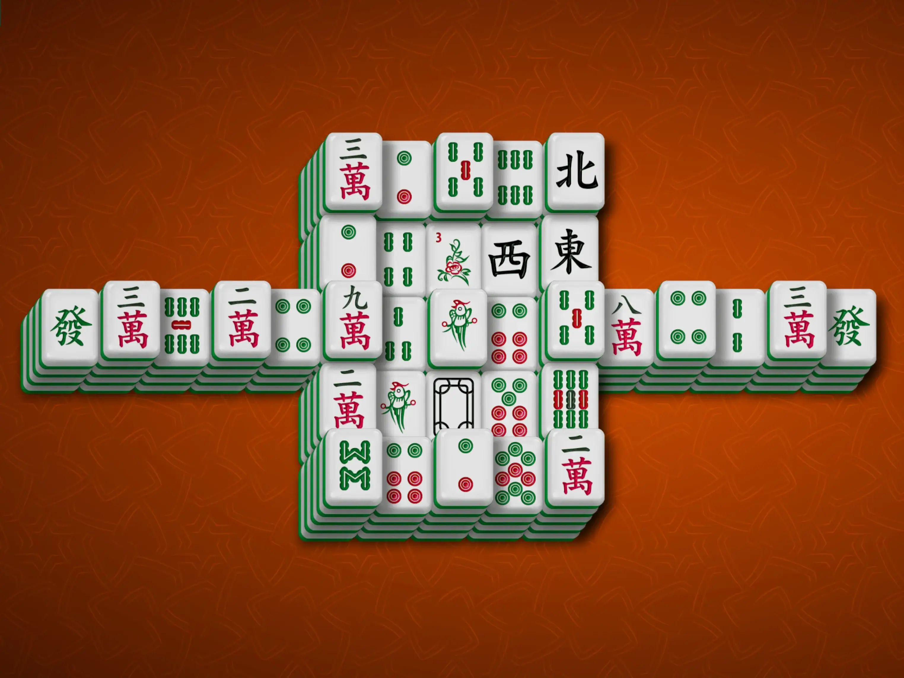 Gameplay des kostenlosen Online-Spiels Mahjong Turm und Mauern