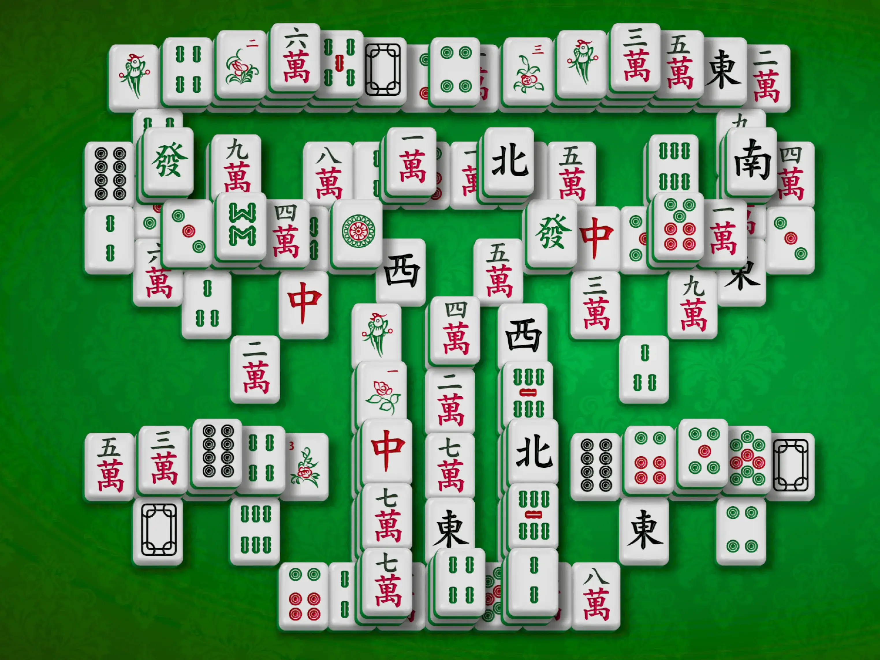 Gameplay des kostenlosen Online-Spiels Mahjong Baum des Lebens