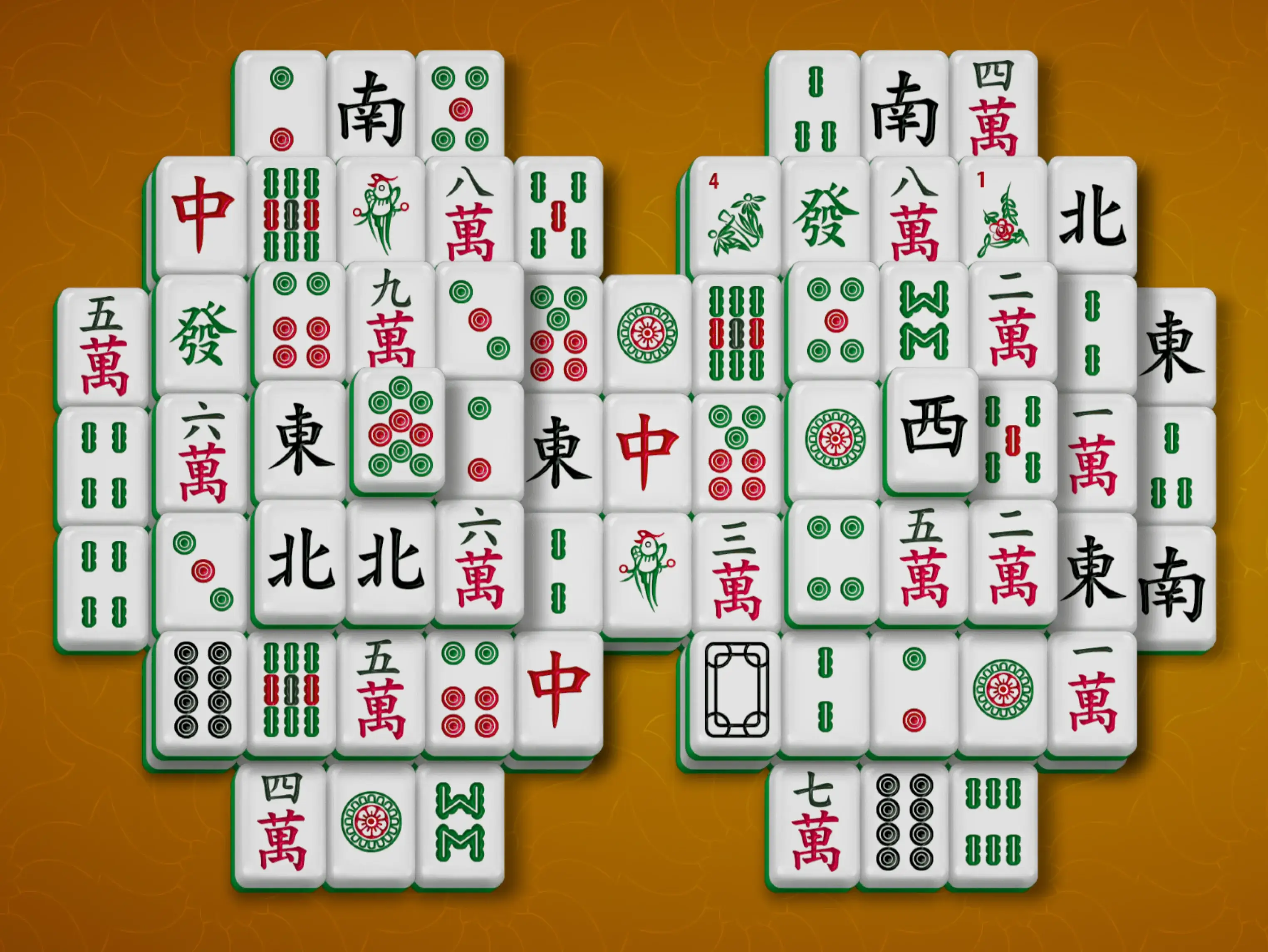 Gameplay des kostenlosen Online-Spiels Mahjong Zwilling