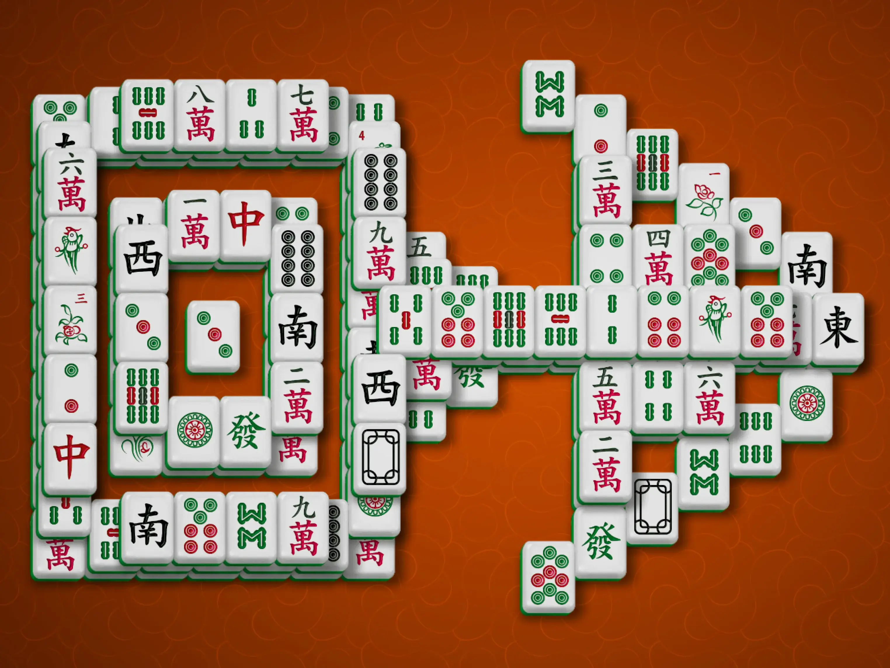 Gameplay des kostenlosen Online-Spiels Mahjong Siegespfeil