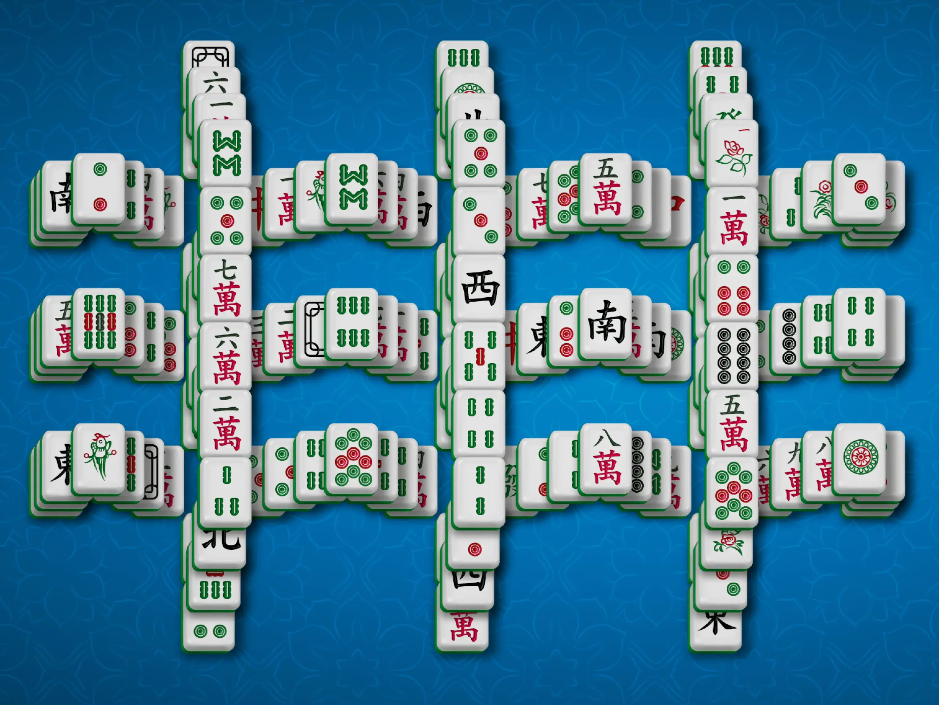 Gameplay des kostenlosen Online-Spiels Mahjong Kleine Wellen